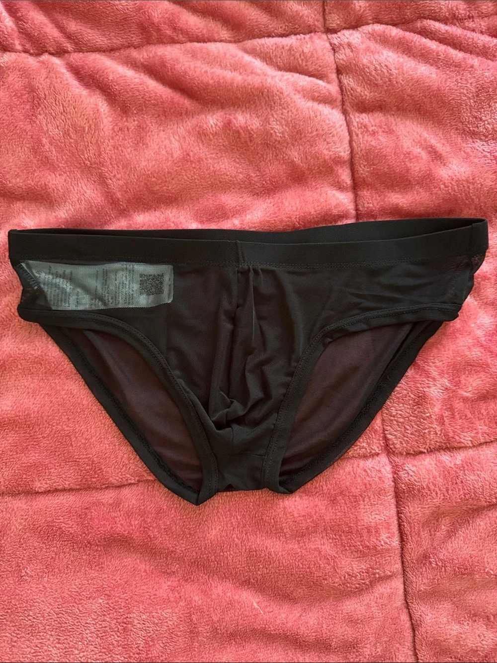 Black Sheer Men's Briefs